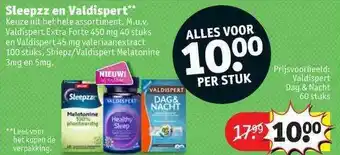 Kruidvat Sleepzz En Valdispert aanbieding