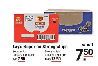 Sligro Lay's Super En Strong Chips aanbieding