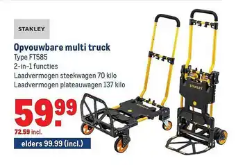 Makro Stanley Opvouwbare Multi Truck aanbieding