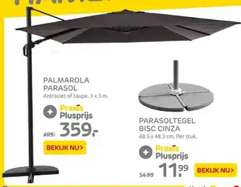 Praxis Palmarola Parasol aanbieding