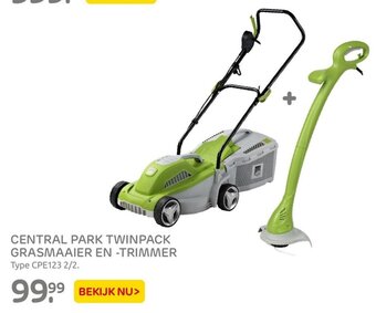 Praxis Central Park Twinpack Grasmaaier En -Trimmer CPE123 2/2 aanbieding