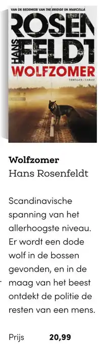 BookSpot Wolfzomer Hans Rosenfeldt aanbieding