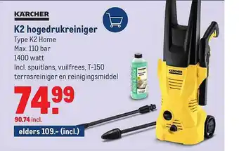 Makro Kärcher K2 hogedrukreiniger k2 home aanbieding