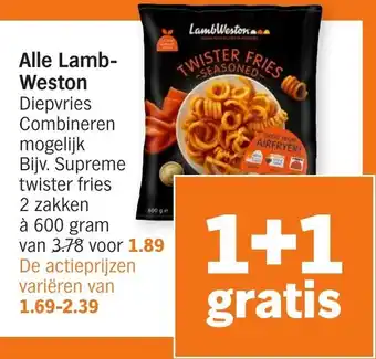 Albert Heijn Lamb Weston 1+1 aanbieding