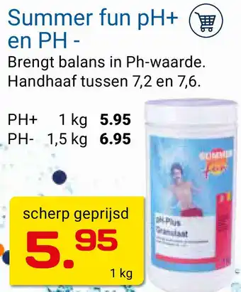 Kluswijs Summer fun pH+ en PH - aanbieding