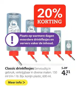 Boerenbond Classic drinkflesjes aanbieding