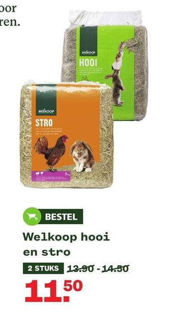 Welkoop Welkoop hooi en stro aanbieding