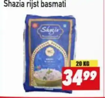 Tanger Markt Shazia rijst basmati aanbieding