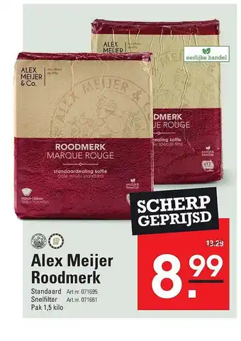 Sligro Alex meijer roodmerk aanbieding