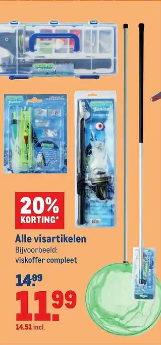 Makro Alle visartikelen 20% Korting aanbieding