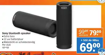 Albert Heijn SONY Bluetooth Speaker aanbieding