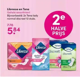 Drogisterij Visser Libresse en tena aanbieding