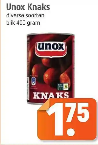 Lekker Makkelijk Unox Knaks aanbieding