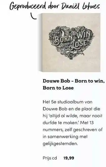 BookSpot Douwe bob - born to win, born to lose aanbieding