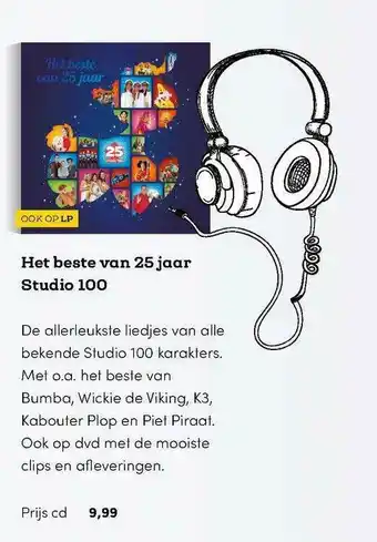 BookSpot Het beste van 25 jaar studio 100 aanbieding