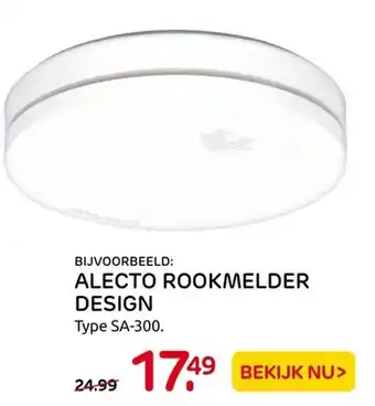 Praxis Alecto Rookmelder Design Type SA-300 aanbieding