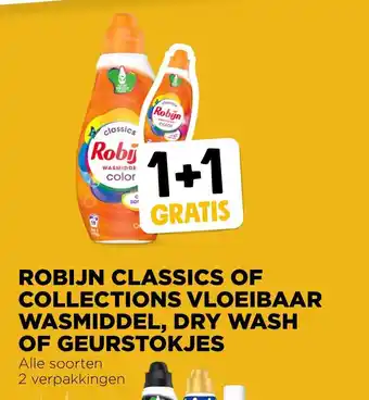 Jumbo Robijn Classics Of Collections Vloeibaar Wasmiddel, Dry Wash Of Geurstokjes aanbieding