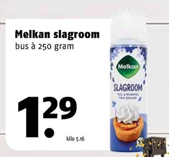 Poiesz Melkan slagroom aanbieding