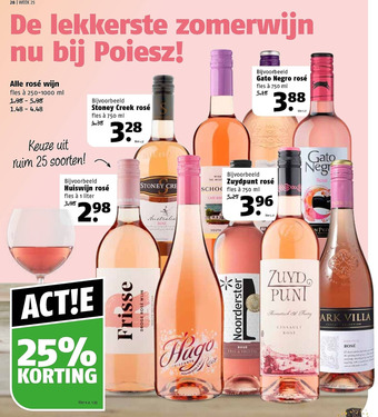 Poiesz Alle rosé wijn aanbieding