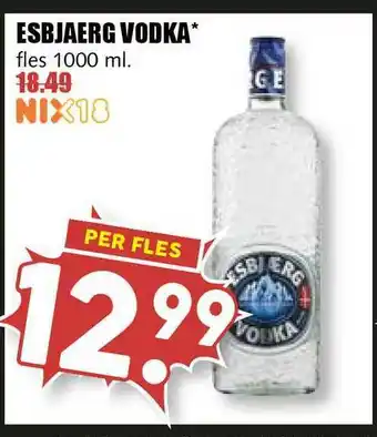 MCD Supermarkt Esbjaerg vodka 1000 ml aanbieding