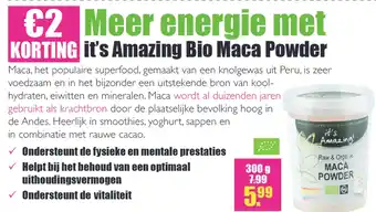 Gezond & Wel it's amazing bio maca powder aanbieding