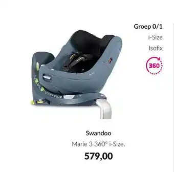 Babypark Swandoo Marie 3 360º I-Size Autostoel aanbieding