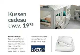 Babypark Kussen Cadeau aanbieding