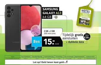 Welcom Samsung Galaxy A13 64 GB aanbieding