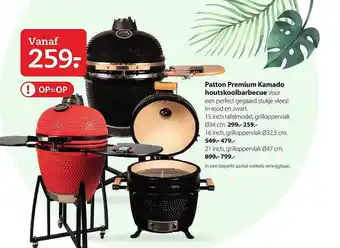 Boerenbond Patton premium kamado houtskoolbarbecue aanbieding