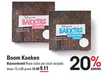 Sligro Boom Koeken doos 12x65 gram aanbieding