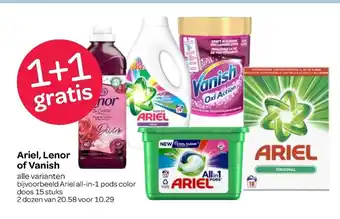 Spar Ariel, Lenor of Vanish aanbieding