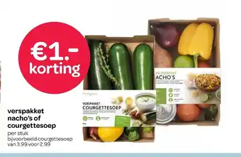 Spar Verspakket nacho's of courgettesoep aanbieding