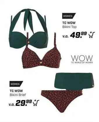 Daka Sport Tc wow bikini top of tc wow bikini brief aanbieding