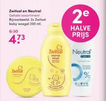 Drogisterij Visser Zwitsal en neutral aanbieding