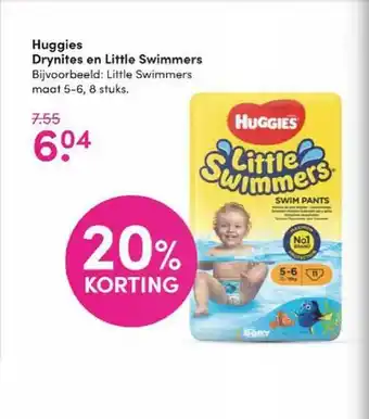 Drogisterij Visser Huggies drynites en little swimmers aanbieding