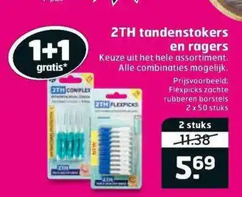 Trekpleister 2th tandenstokers en ragers aanbieding