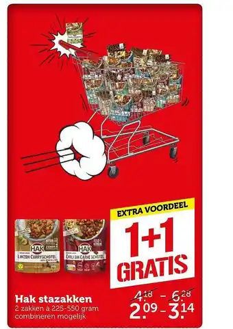 Coop Hak Stazakken aanbieding