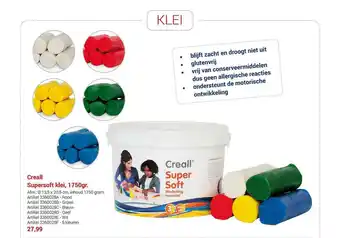 Lobbes Creall supersoft klei, 1750gr. aanbieding