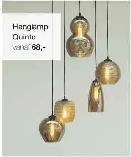 Boer Staphorst Hanglamp quinto aanbieding