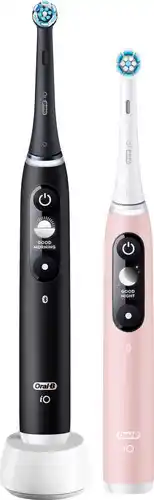 Coolblue Oral-B iO Series 6 Duo Pack Zwart en Roze aanbieding