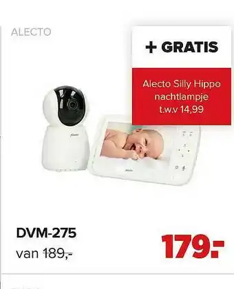 Baby-Dump Alecto dvm-275 babyfoon aanbieding