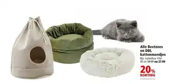 Welkoop Alle beetzees en dbl kattenmandjes aanbieding