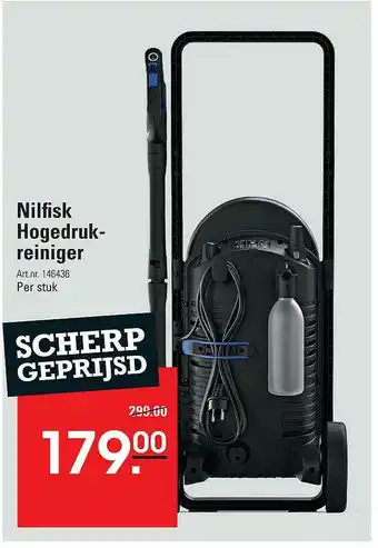 Sligro Nilfisk hogedrukreiniger aanbieding