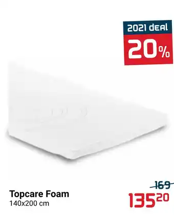 Beddenreus Topcare Foam aanbieding