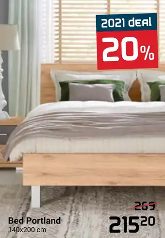 Beddenreus Bed Portland aanbieding