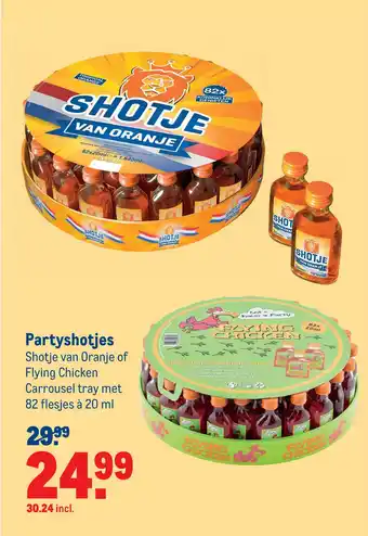 Makro Partyshotjes aanbieding