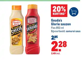 Makro Gouda's Glorie sauzen aanbieding