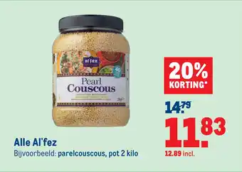 Makro Alle Al'fez aanbieding