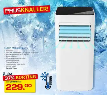 Kluswijs Eurom Mobiele Pac 9.3 aanbieding