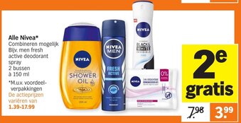 Albert Heijn Nivea 2*150ml aanbieding